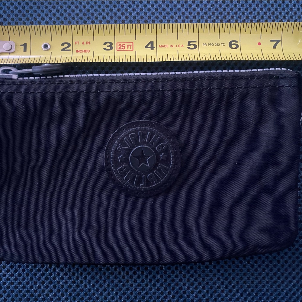 Kipling Small Creativity Soft Sided Black Wallet … - image 8